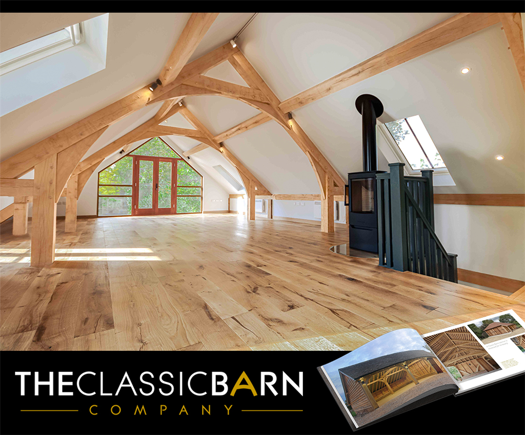 The oak beams, rich in texture and warmth, span the vaulted ceiling, creating an inviting atmosphere. Their natural grain and sturdy presence enhance the room’s character, blending tradition with elegance seamlessly. Gallery Image