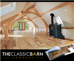 The oak beams, rich in texture and warmth, span the vaulted ceiling, creating an inviting atmosphere. Their natural grain and sturdy presence enhance the room’s character, blending tradition with elegance seamlessly. Gallery Thumbnail