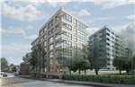 Caledonian Wharf mixed use development in London - structural glazing for Ridgeway Gallery Thumbnail