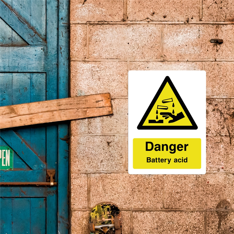 Shop for Chemical Hazard Warning Signs Gallery Image