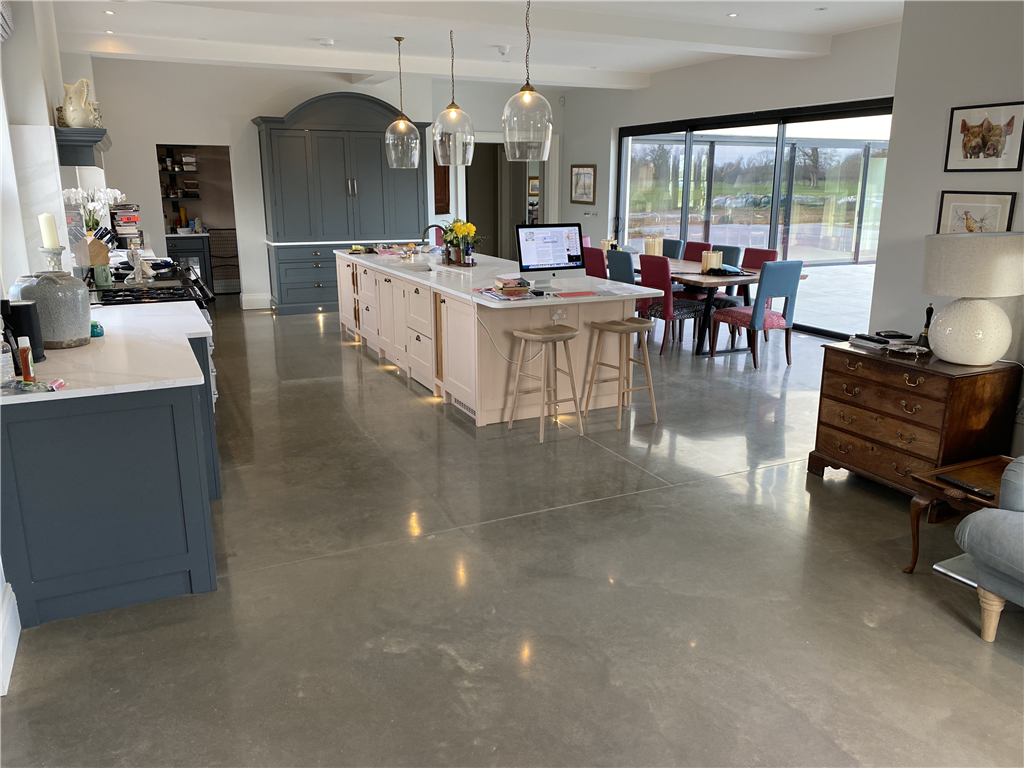 Polished concrete - residential - Newport Pagnell  Gallery Image