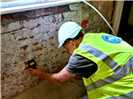 carrying out moisture level survey on school building Gallery Thumbnail