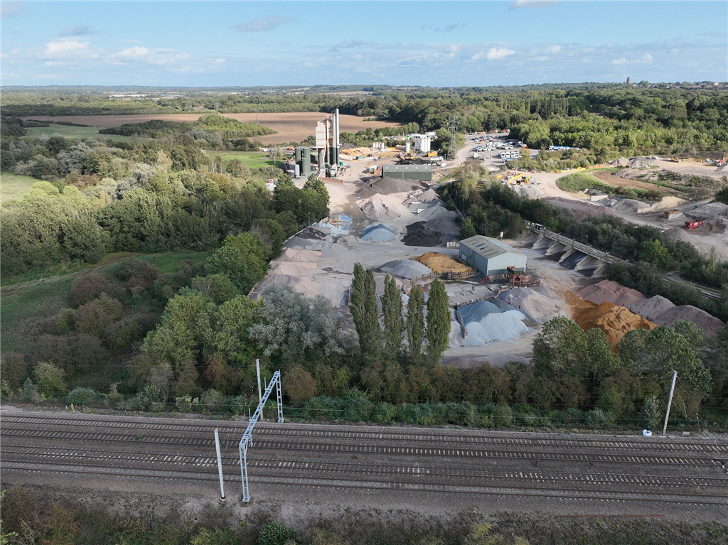 Drone survey for accoustic engineer of railway and quarry Gallery Image