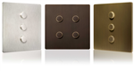 Lutron Alisse keypads. Made from the highest quality metals and with custom finises available on request. This range allows the perfect finish to your property. Gallery Thumbnail