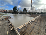 Concrete raft foundations on new housing development from SPEEDECK Foundations Gallery Thumbnail