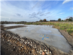 Blinding at High House Farm, Stapleford Abbotts, Romford - Macar Developments Ltd pouring concrete with SPEEDECK Foundations Gallery Thumbnail