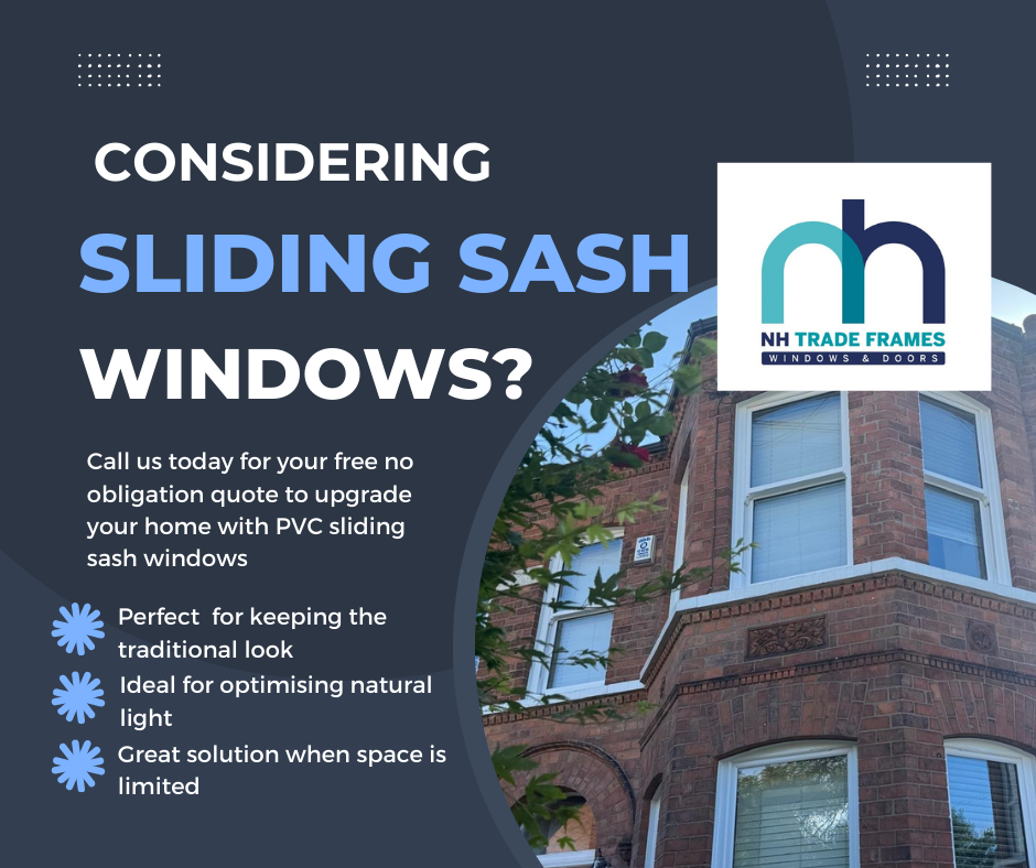 Sliding sash UPVC windows have so many benefits, such as keeping with the traditional look, low maintenance, ideal where space is limited and much more... Gallery Image