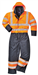 Hi Vis Coveralls Lined - waterproof Coveralls in Orange and Navy. Portwest S485. CE certified EN ISO 20471 Class 3 Gallery Thumbnail