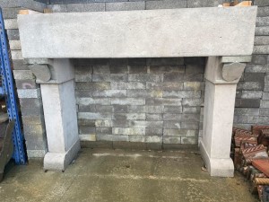 A Magnificent Portland Stone Fireplace 62" high x 72" wide. £3300.00 + vat Gallery Image