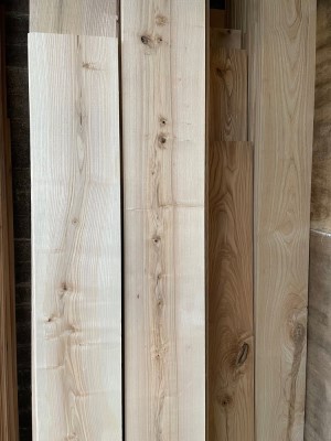 Wide boards of English Ash flooring Gallery Image