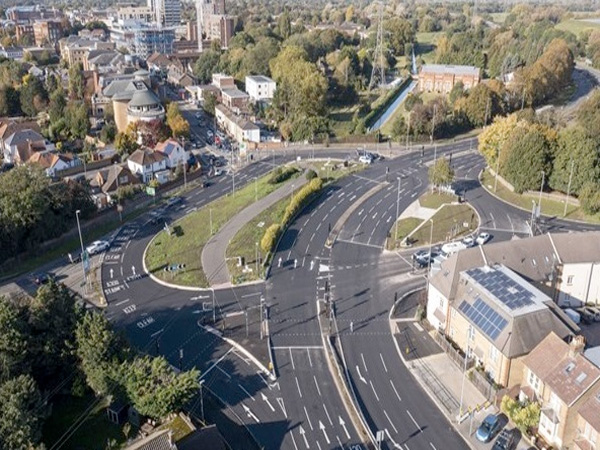 Work Complete On A30 Crooked Billet Roundabout | UK Construction News